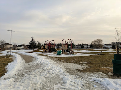 Playground structure at Decaro Park Playground in Littles Corners Cambridge Ontario