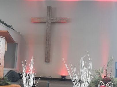 Interior of Cornerstone Community Church in Littles Corners Cambridge Ontario