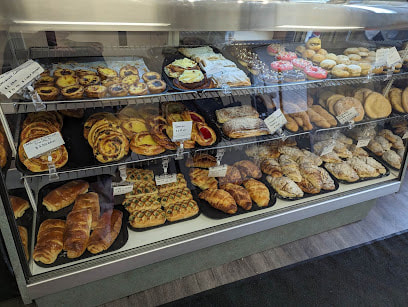 A display of baked goods in West Galt, Cambridge Ontario