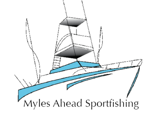 Logo for Myles ahead sportfishing in East Hespeler Cambridge Ontario